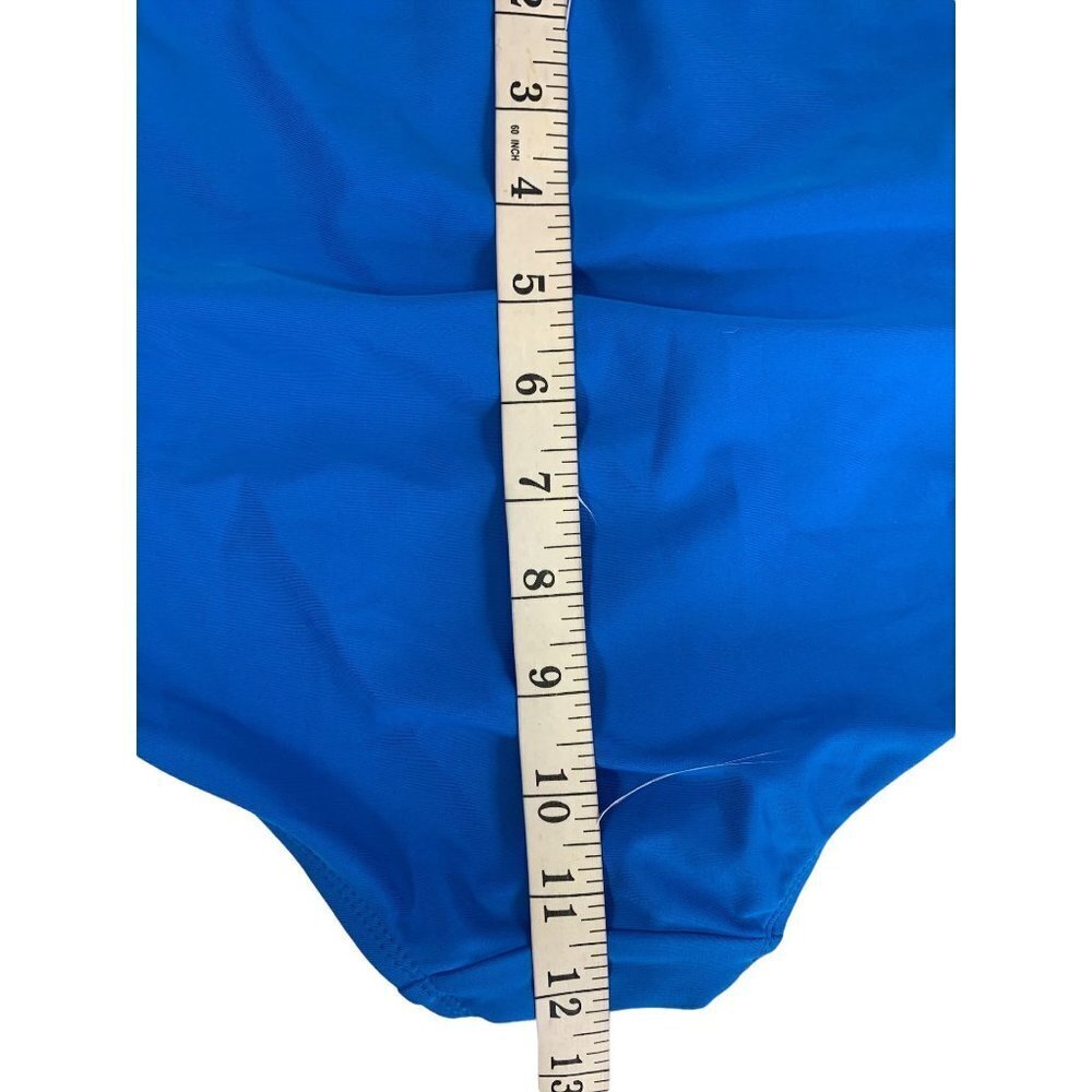 Time & Tru Women's Blue Empire 2-Piece Bathing Suit - Picture 9 of 9